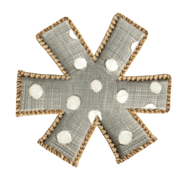 Przykładowy haft na materiale